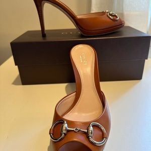 Gucci Horsebit Mules 37.5